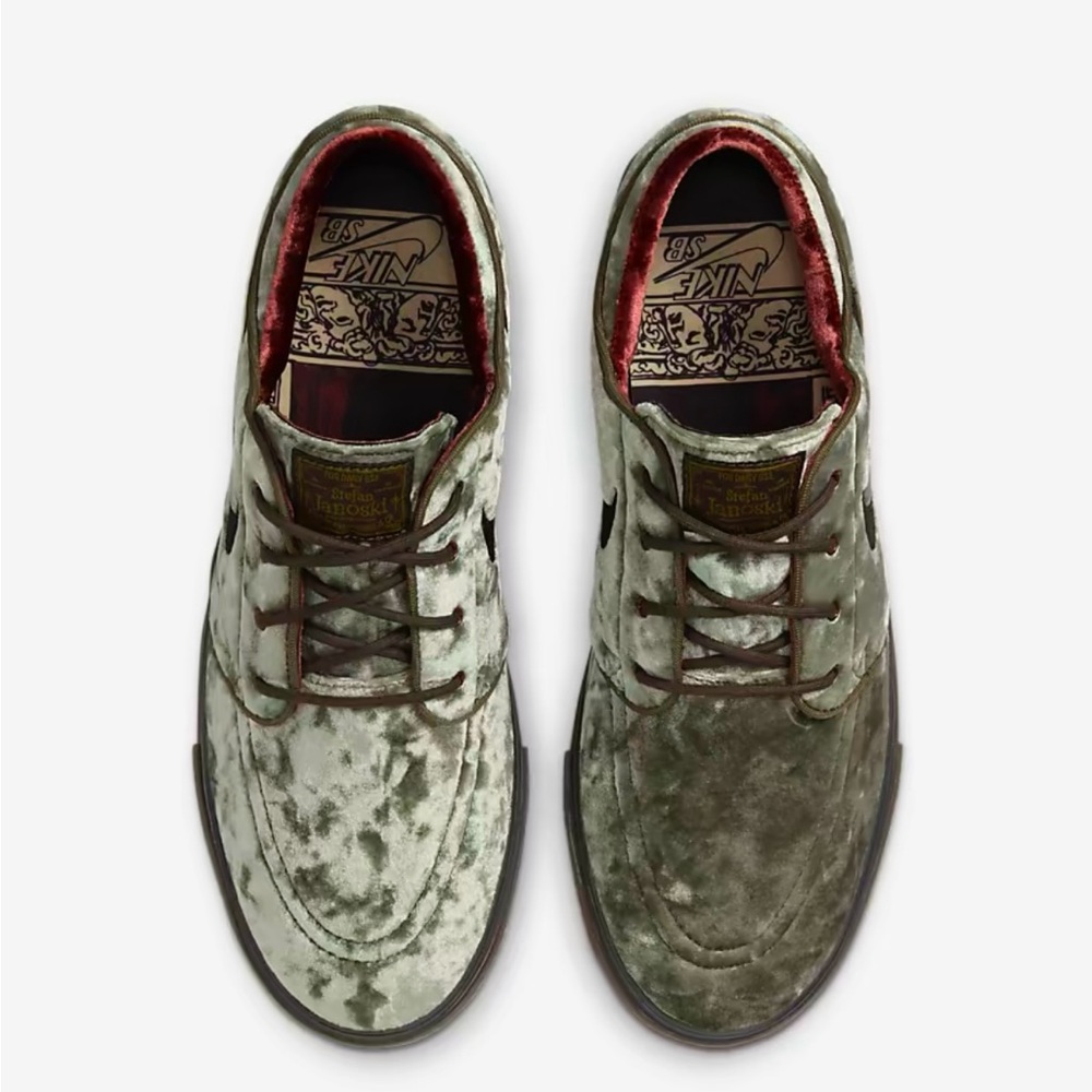Nike Men's Olive Velvet Sneakers
